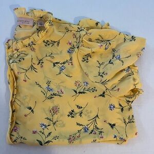 Philosophy Yellow Floral Top